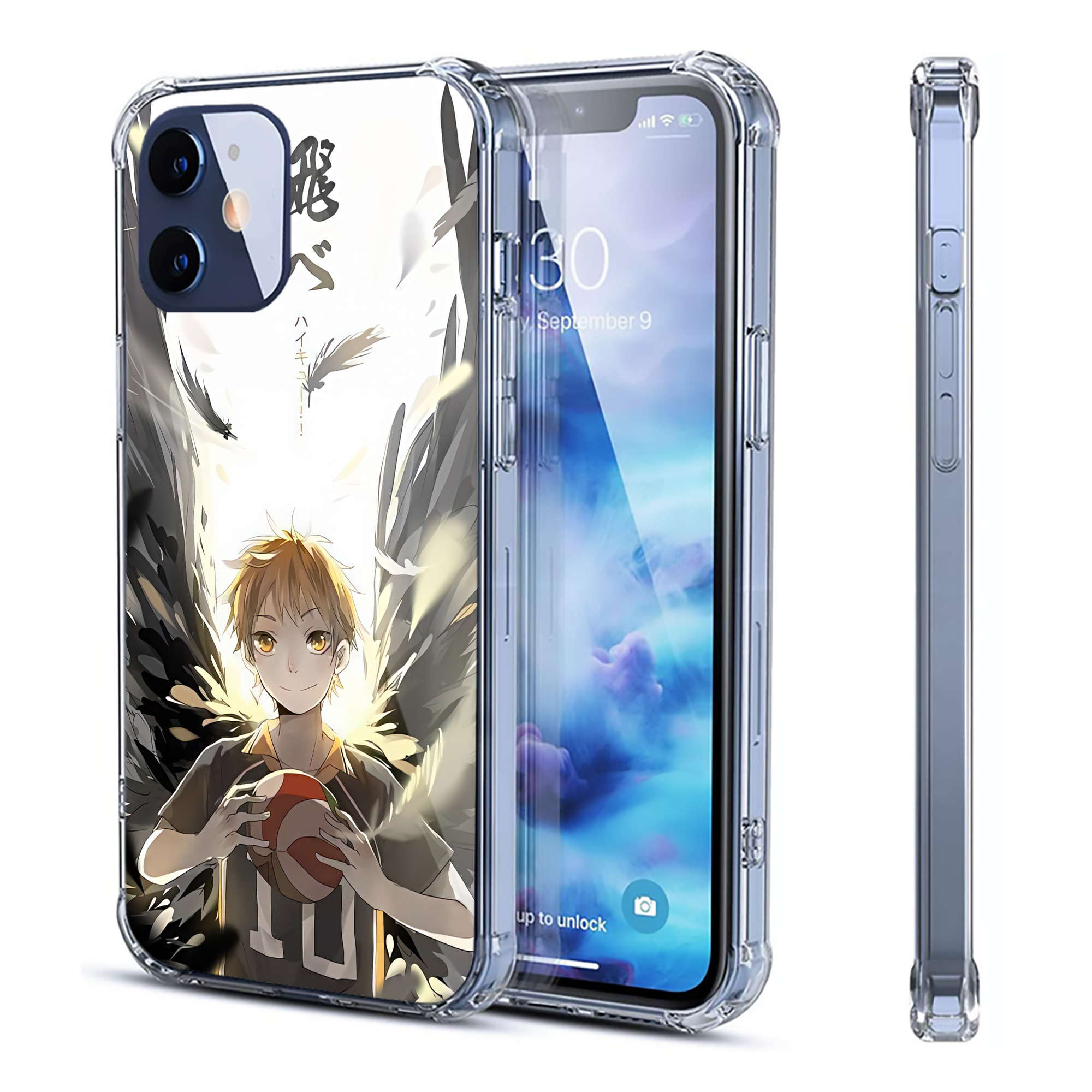 （画像用） ハイキュー!! Haikyu!! 【iPhone 12シリーズ対応】透明スマホケース（クリアソフトケース）